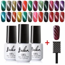 Belen дизайн ногтей Цвет лаки для ногтей магнит кошачьи глаза Гель-лак светодио дный УФ гель-лак длительный гель Лаки Гель-лак Magenet