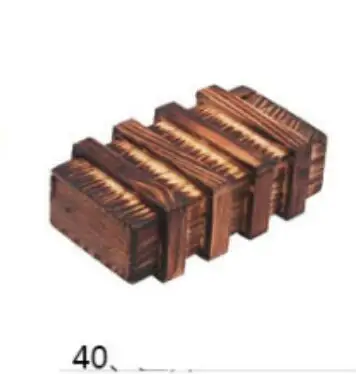 № 28 48 новые деревянные игрушки классические IQ 3D переплетенные зазубрки