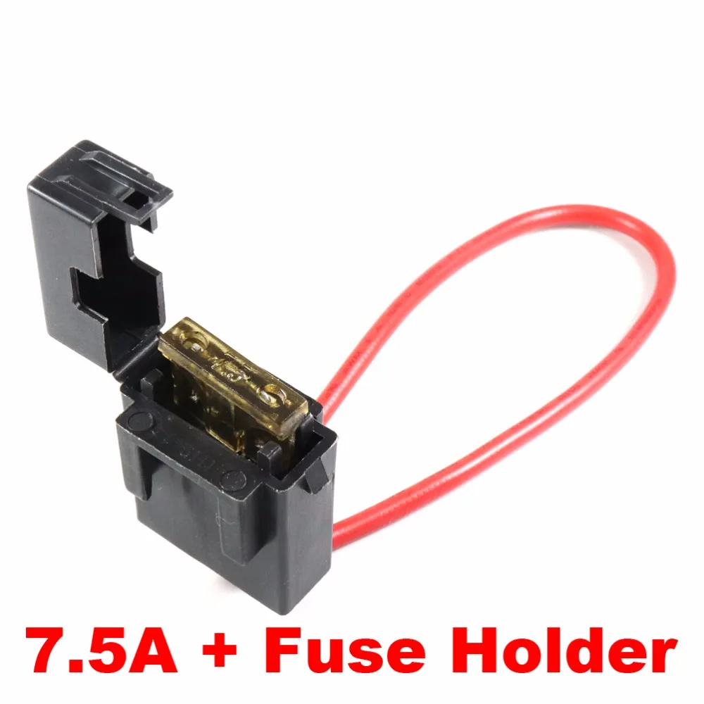 2Pcs ATC Fuse Holder In line AWG Wire Copper Auto Blade Fuse Box + 2Pcs