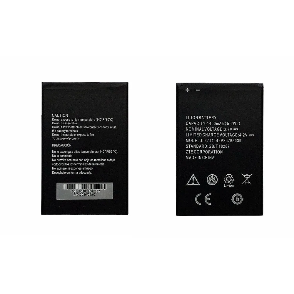 

Suqy LI3714T42P3H765039 Phone Battery For ZTE Blade Q3 T230 AF3 T220 A3 T221 A5 AF5 A5 Pro Replacment Bateria Accumulator Models