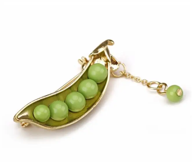 Pea Pods булавки-брошки с кристаллами для женщин элегантная свадебная брошь