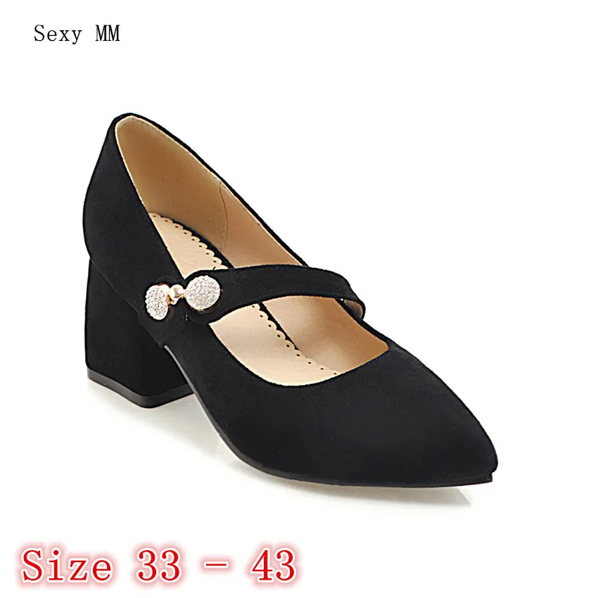 

High Heels Women Pumps High Heel Shoes Stiletto Woman Party Wedding Shoes Ladies Kitten Heels scarpin Plus Size 33 - 40 41 42 43