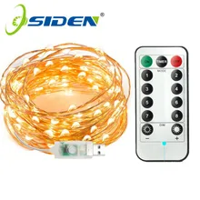 Light Lamps Garlands Remote-Control-Lights Led-String Holiday-Decor Fairy Christmas Wedding