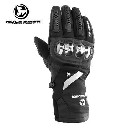 Рок байкерские дышащие кожаные мотоциклетные перчатки/гоночные перчатки по пересеченной местности/перчатки для вождения на открытом воздухе водонепроницаемые RBG032