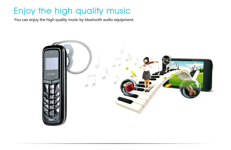 Mosmink GTstar BM50 мини мобильный телефон 0 66 &quotэкран маленький размер 300 мАч Bluetooth