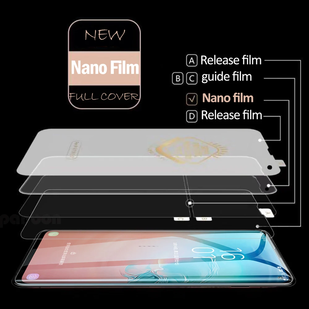 

For OPPO F9 F7 F3 A3 A5 A3S A7 R17 Pro R17 3D Film Hydrogel invisible Screen guard protector Soft nano Film
