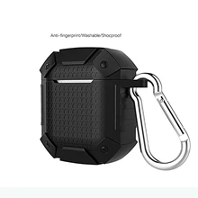 Защитный чехол для Apple Airpods, полная защита, противоударный чехол для наушников, чехол для Airpods Funda, сумка TWS, чехол для гарнитуры, аксессуары