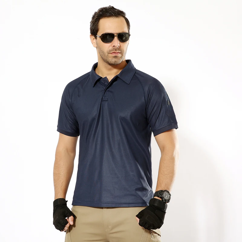 OH WHY Men Military Polo Shirt Combat Tactical Polo Quick Dry Short Sleeve Polo Shirts S-5XL 