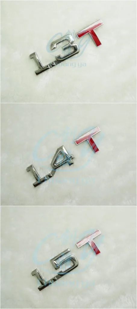 

SUKO 4WDV6V8 1.3 1.4 1.5 1.6 1.8 2.0 2.2 2.4 2.5 2.8 3.0 T Car rear trunk Emblem tail decoration badge Auto displacement Sticker