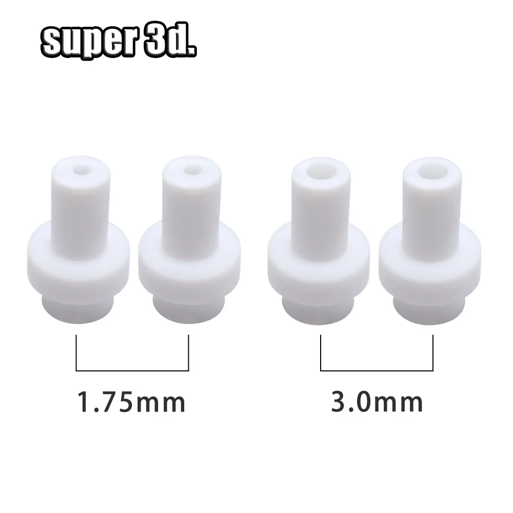 2/4 шт Ultimaker 2 UM2 Горячий Конец переходник изолятора PTFE тефлоновый внутренний рукав