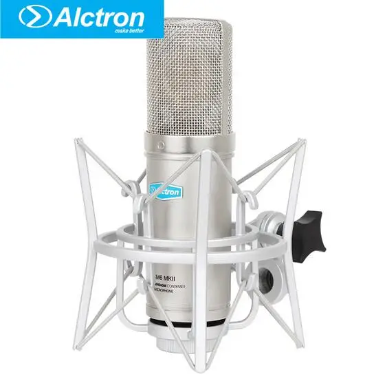 

Original Alctron CM6MKII Professional Condenser Wired Microphone Mic Sound Studio for Recording Kit KTV Karaoke with Shock Mount