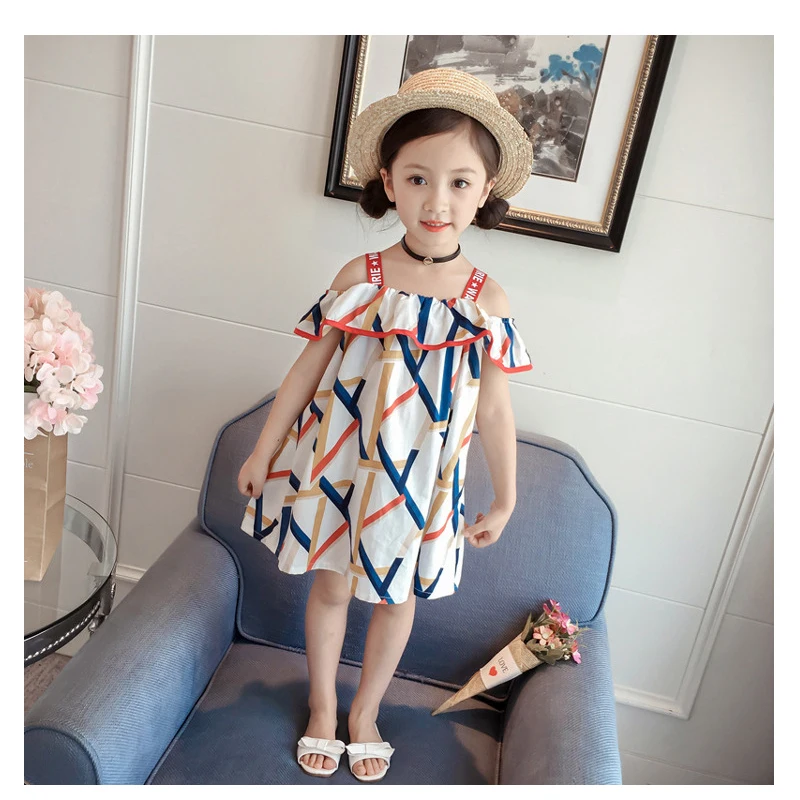 2 6Yrs Baby Girl Slip Dress Young Children Summer Clothingin Dresses