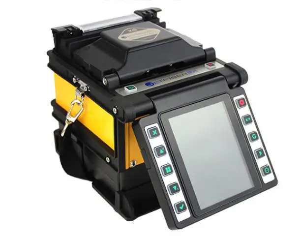 

VIJEI electrode 6 motors X4 FTTH Optical fiber fusion splicer Core alignment Fiber optic cladding machine English version