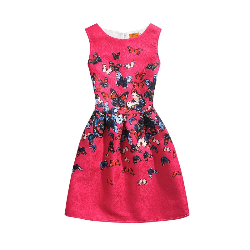 Amuybeen/коллекция года, свадебное летнее платье сарафан для девочек, детская одежда праздничные Платья с цветочным рисунком для маленьких девочек-подростков возрастом 9, 10, 12 лет, 02 - Цвет: A00110