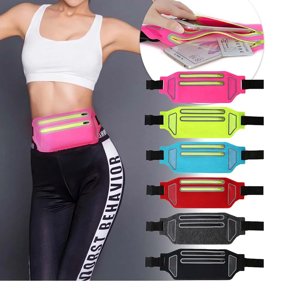 Sport Running Waist Bag Phone Pouch Case Waterproof Outdoor Jogging Gym