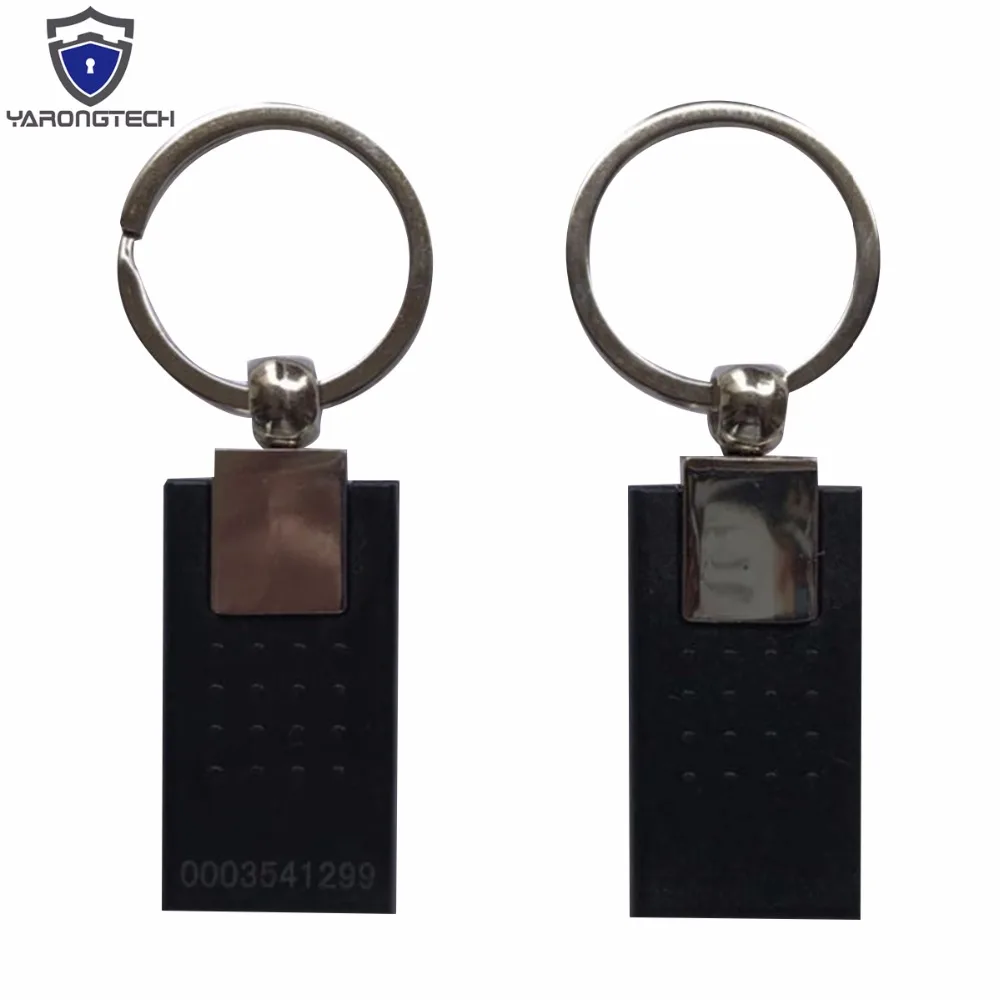 100pcs EM4100 125KHz RFID ID Induction Proximity Tag Token Keyfob Black//Grey