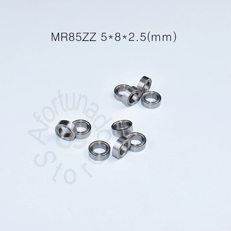 MR85ZZ 5*8*2,5(мм) 10 шт. подшипник ABEC-5 металлический герметичный Миниатюрный Мини-подшипник MR85 MR85ZZ хромированный стальной подшипник