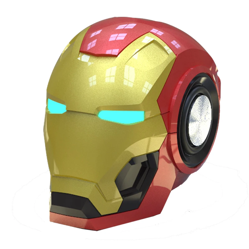 FOR Mobile phone Speakers Bluetooth V4.2 Iron Man Speaker Subwoofer With FM Radio Support TF Card For Phone PC | Электроника