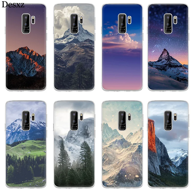 

Silicone TPU Phone Case For Samsung A5 A6 Plus A8 J3 J5 J7 J6 A7 A9 A10 A20 A30 A40 A50 A60 A70 Closer Mountain Cover