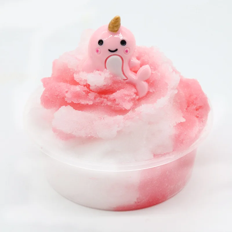 

Toys for Children Foam Slime Clay Ball Supplie DIY Light Soft Charms Slime Fruit Kit Cloud Craft Antistress Kid for girl friend