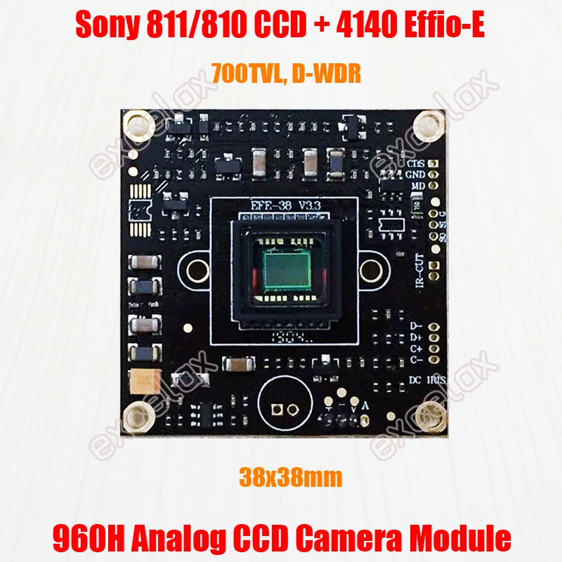 Аналоговая плата модуля камеры видеонаблюдения 650TVL 700TVL 1/3 &quot873 872 811 CCD Effio E 4140 DSP 960H