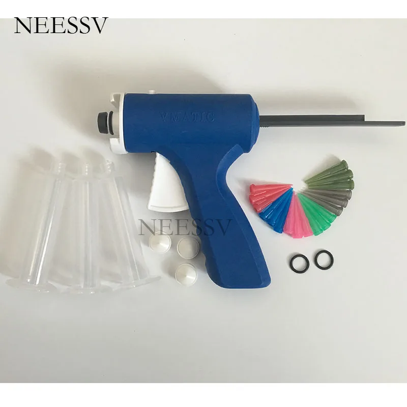 2018 Quality 10cc/ml Manual UV Glue Syringe Dispenser Dispensing Gunin