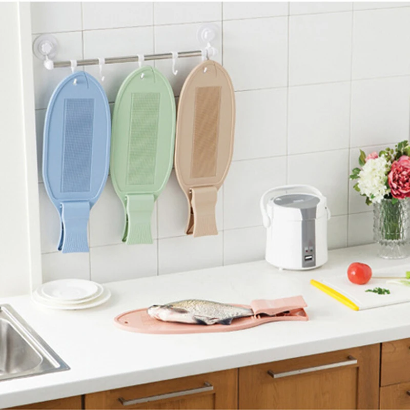 Creative Kitchen Anti Skid Fish Fixing Cutting Board Non slip Plastic Fruit Vegetable Chopping Blocks Fix
