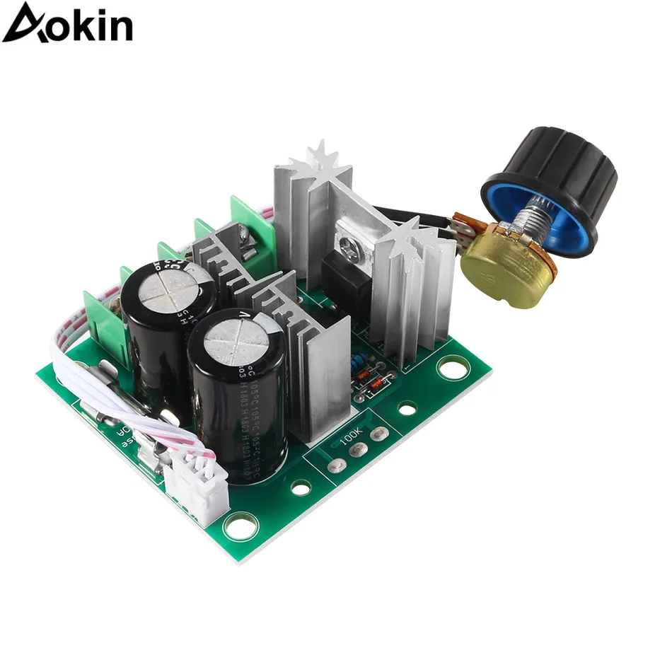 

DC 12-40V 10A PWM Power Speed Regulator Controller with Switch