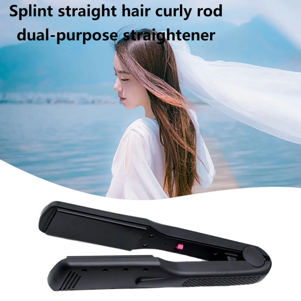 Mini Lightweight Portable Convenient Straight Hair Curler Dual-use Ceramic Ion Perm Electric Splint Straight Hair Stick