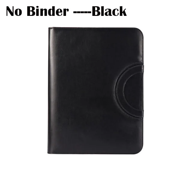 Папка для документов A4 Binder бизнес портфель с калькулятором ручка на Молнии Padfolio из искусственной кожи офисный менеджер Органайзер Сумка - Цвет: Смешанный цвет