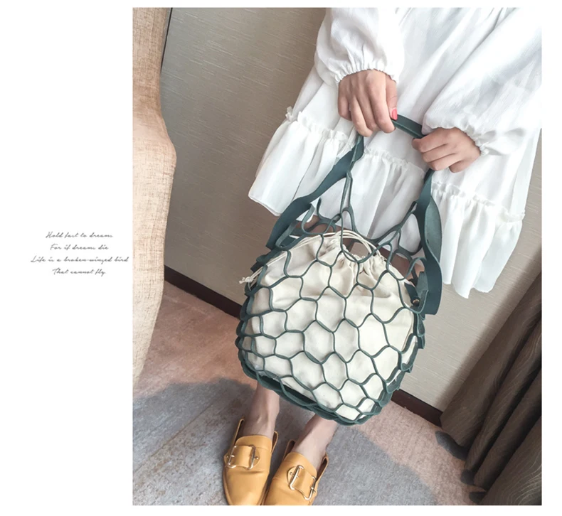 Hollow out women net bag (14)