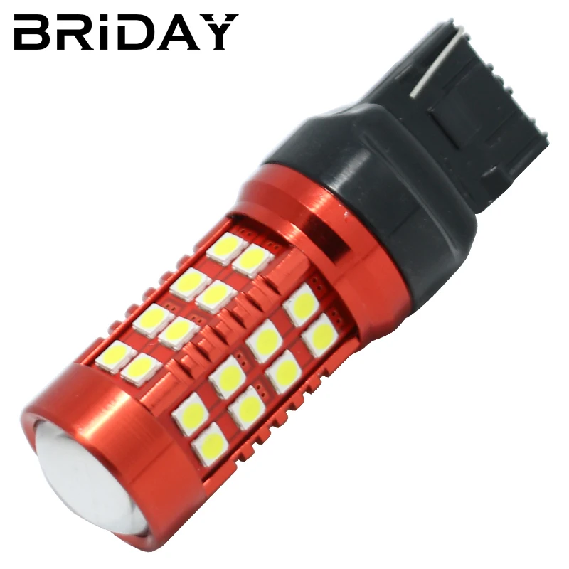

BRIDAY 2pcs super bright T20 7440 36smd Brake lights turn signal lamp Led Car Tail Bulb auto Daytime Running Light car styling
