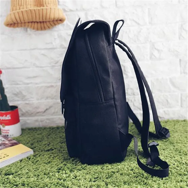 Mochila con estampado de gato de dibujos animados estilo Harajuku Mochila para estudiantes de escuela secundaria Mochila de lona para mujer Mochila para niñas Mochila Mochila con estampado de gato de dibujos animados estilo Harajuku Mochila para estudiantes de escuela secundaria Mochila de lona para mujer Mochila para niñas Mochila