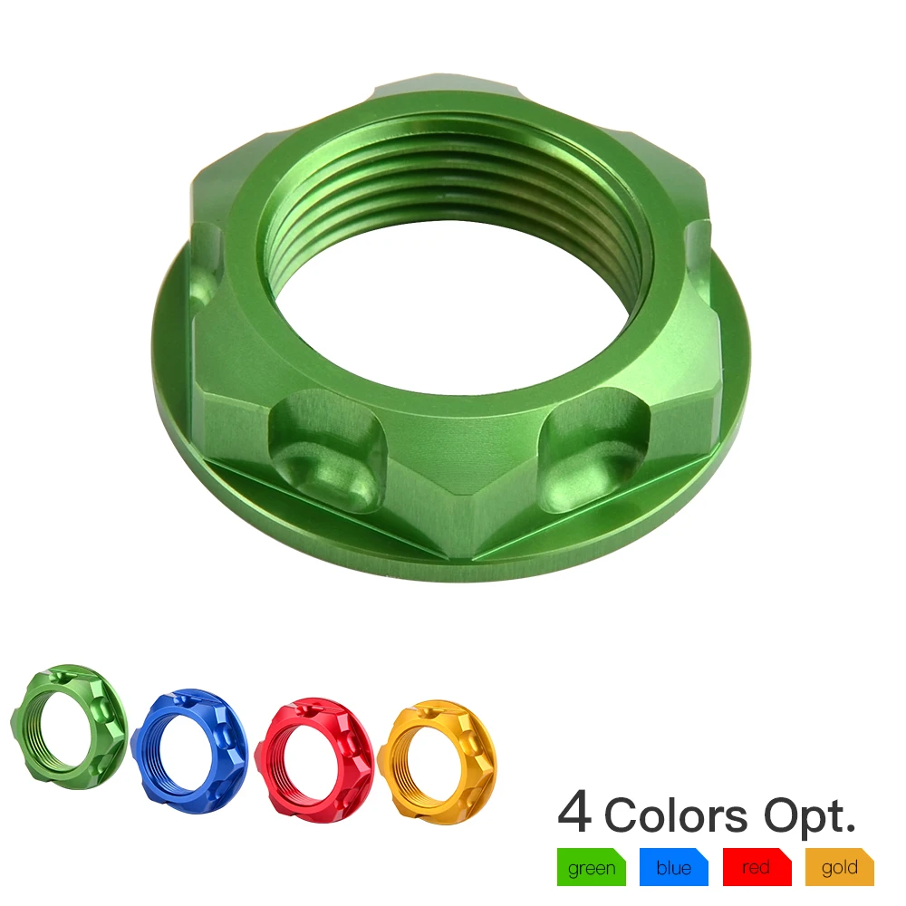 Гайка рулевого стержня для Kawasaki KX 125 250 250F 450F KLX450R KXF 450 Suzuki RMZ RMX250 DRZ 400S/SM/E Yamaha WR250R/X |