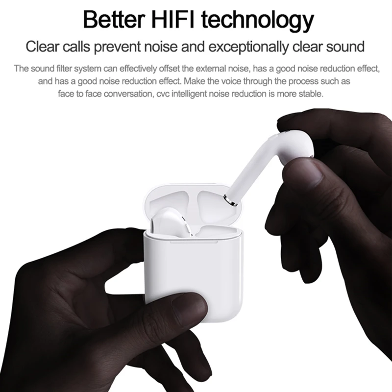 I9 I9S TWS беспроводные наушники Портативный 5 0 Bluetooth невидимая гарнитура стерео для