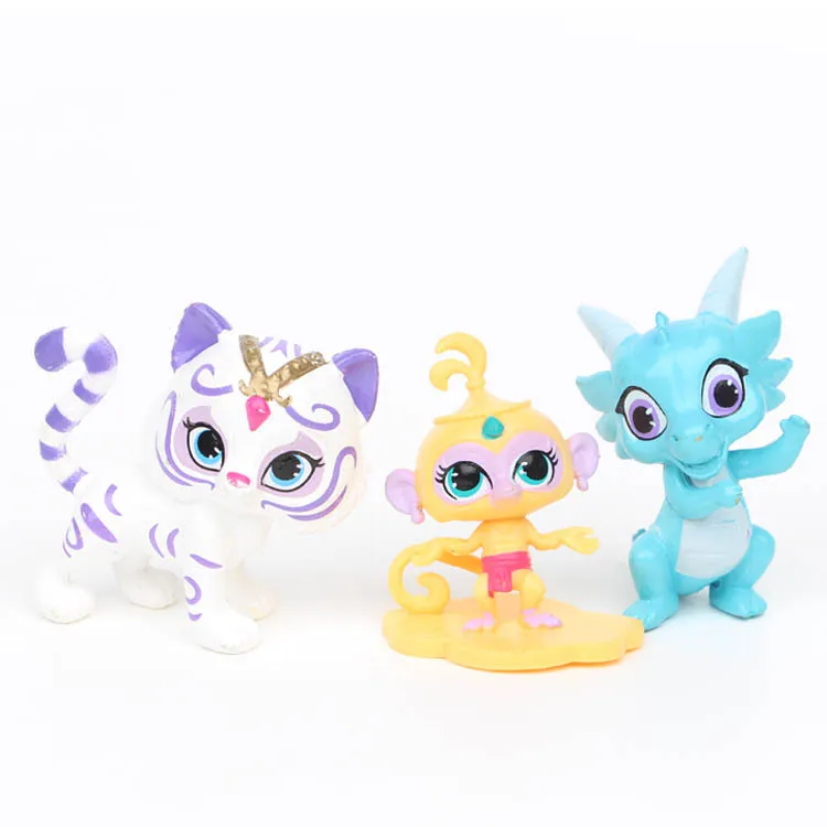 12 шт./лот Shimmer Sister 3 6 см экшн и игрушка фигурка Shine Girl Samira Pet Tiger Nahal обезьяна драконы