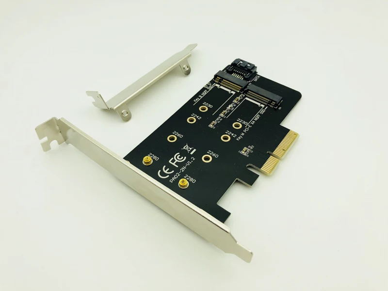 PCIE к M2 SSD адаптер NVME M Key SATA B to PCI e 3 0x4 контроллер конвертера карты поддержки 2280 2260 2242