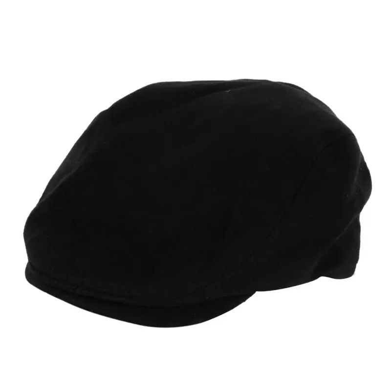 Мода г. газетчик Кепки мне шляпа плоский таксист Плоский берет шапка для Для женщин - Цвет: Черный