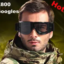 Горячая Распродажа USMC страйкбол X800 Тактические Солнцезащитные очки тактические очки черные 3 линзы