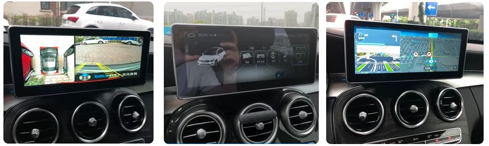 Clearance 10.25" Android Multimedia Player Stereo Display navigation GPS For Mercedes Benz C Class 2015 206 2017 2018 2019 NTG 2