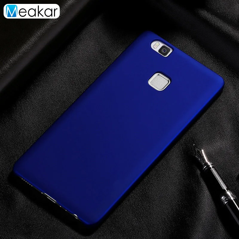 Coque 5.2For huawei P9 Lite чехол для huawei P9 G9 Lite Plus Honor 8 смарт-двойной P9Lite телефона чехол-лента на заднюю панель - Цвет: blue