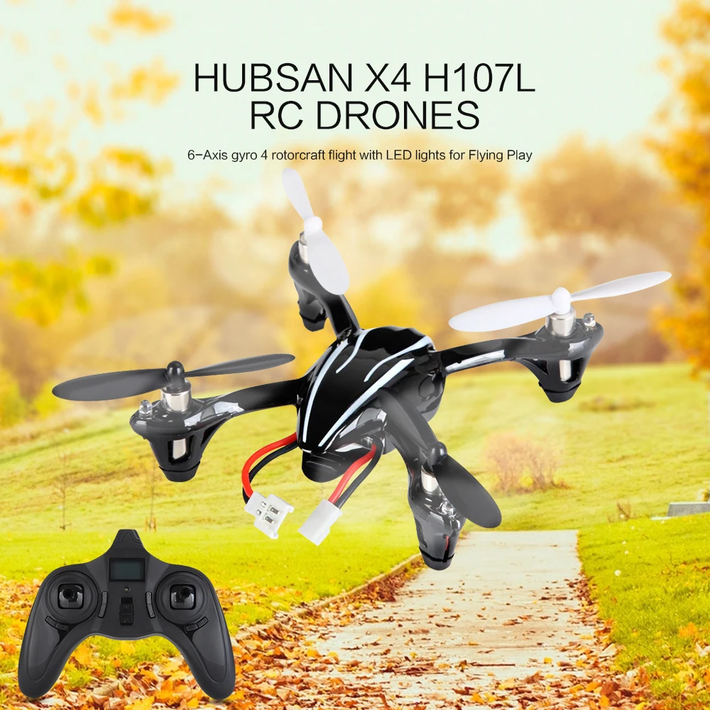 

New Hubsan X4 H107L RC Drones Upgraded Version 2.4G 4CH RTF Flying Helicopter With Led Light Remote Control Quadcopter