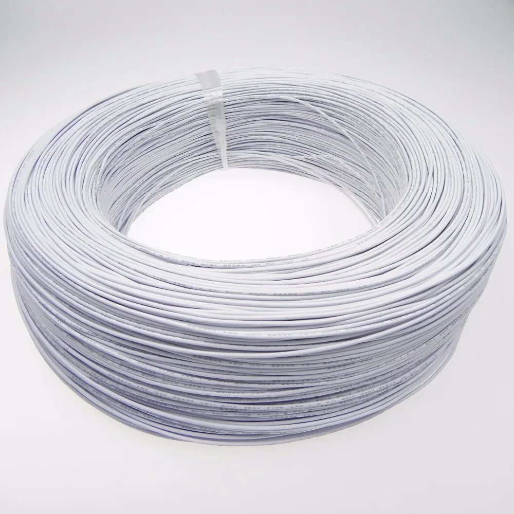 UL1007 22AWG 26 0.25 2.5mm electrical cable wires PVC Insulated tinned copper electronic wire W 4