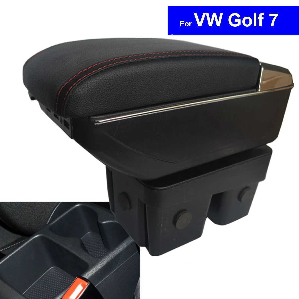 Car Stlying Accessories Leather Center Console Armrest