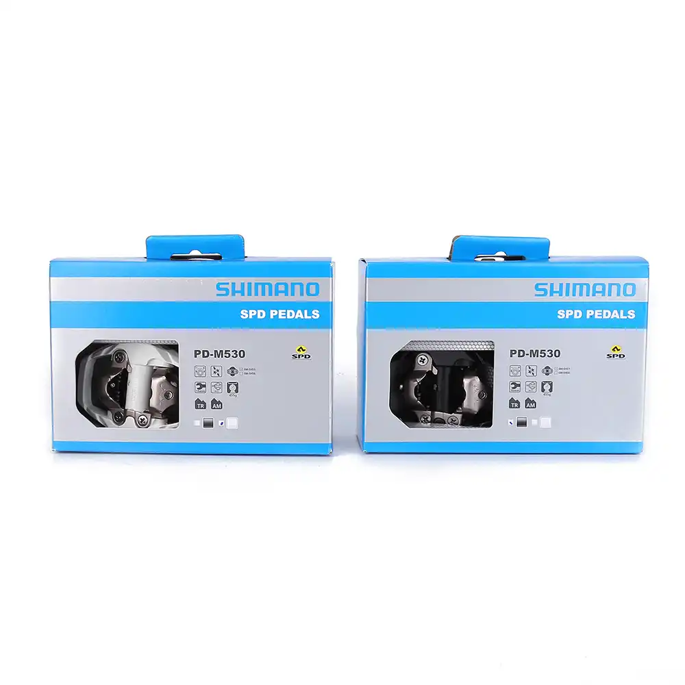 shimano m530 spd trail wide pedals