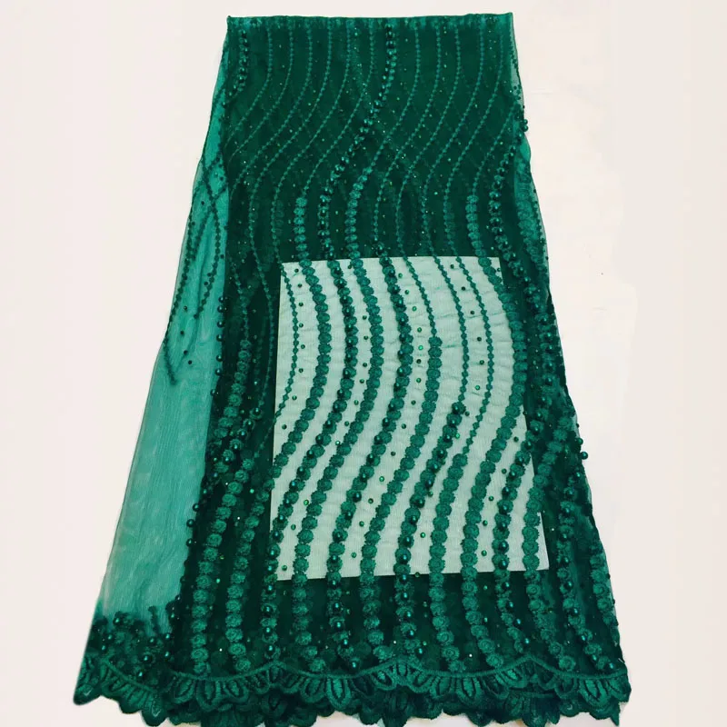 Good Quality Nigerian tulle lace fabric For Wedding Dress African Mesh Lace Fabric HX1165-2 | Дом и сад