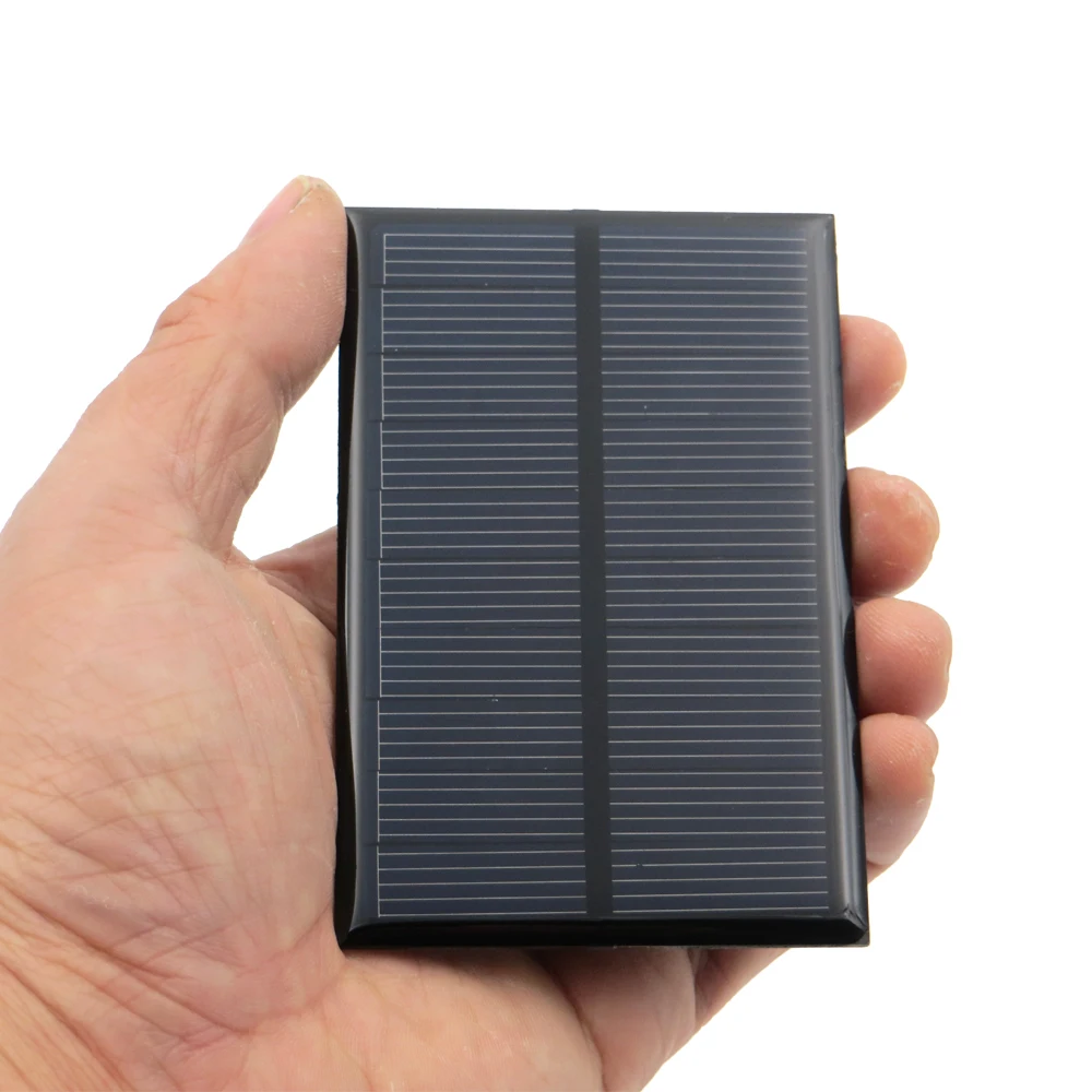 Sourcingmap 3v 110mah Poly Mini Solar Cell Panel Module Diy Light Charger 5 Pcs