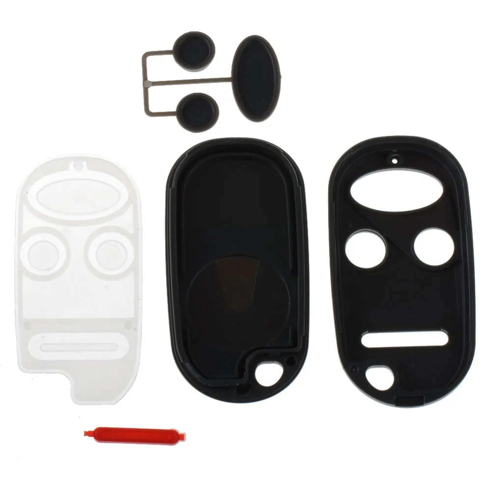 

Remote Key Case Fit For HONDA CRV Insight Prelude Replacement Fob 4 Button OT8G