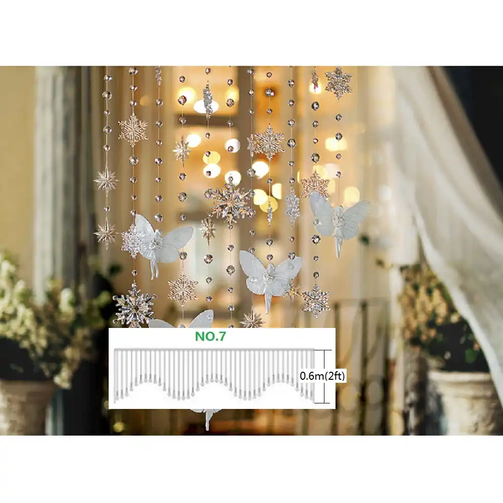 Finished Curtain 31pcs Lot Ice Snow Angel Crystal Bead Curtain