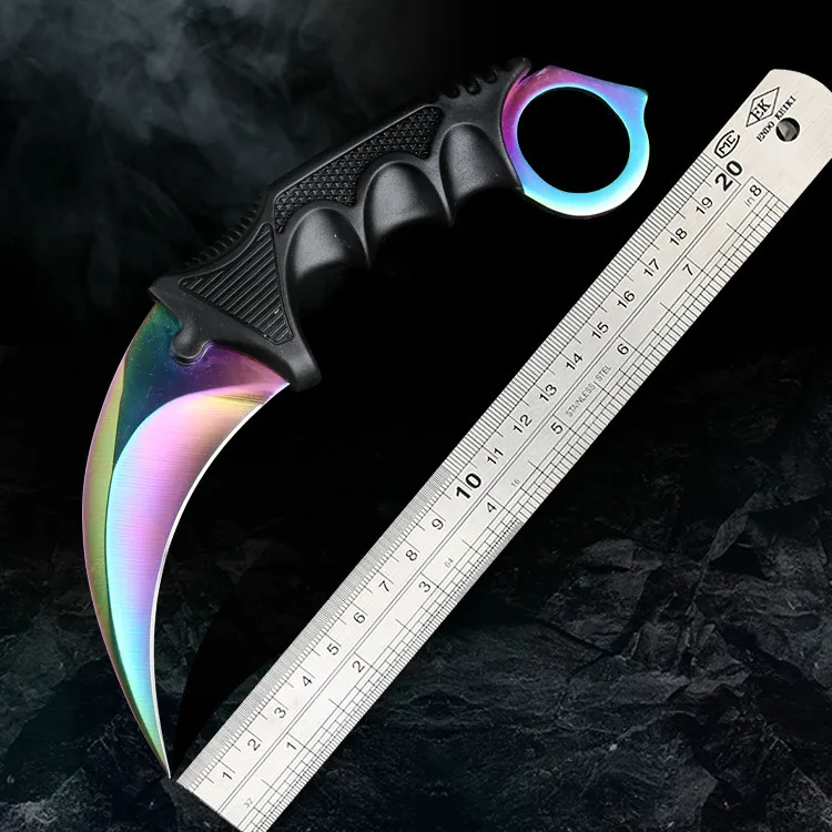 

Outdoor Hunting Survival Tools Knife Pocket Folding Knife Outdoor claw defensive Tool Hand hike folding knife switch blades